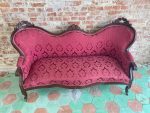 Liela izmēra sofa, vīnsarkanā krāsā (615) - Image 3