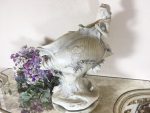 ROYAL DUX Jūgendstila porcelāna vāze, figūra, gliemežvāka formas, vidēja izmēra (165) - Image 6