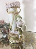 ROYAL DUX BOHEMIA, porcelāna vāzes ar figūrām, 2 gab., maza izmēra (177) - Image 3