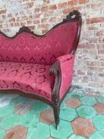 Liela izmēra sofa, vīnsarkanā krāsā (615) - Image 6