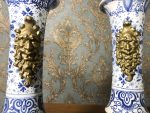 DELFT vāzes ar bronzu, 2 gab., vienai nepieciešama restaurācija (180) - Image 2