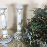 Porcelāna svečturi, 2gab (161)