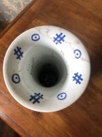 DELFT vāzes ar bronzu, 2 gab., vienai nepieciešama restaurācija (180) - Image 8