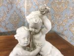 Capodimonte Porcelāna figūra ar enģeļiem, vidēji liela izmēra, 19.gs. (195) - Image 5