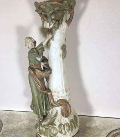 ROYAL DUX BOHEMIA, meget stor figurvase (168)