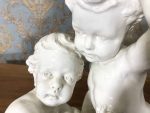 Capodimonte Porcelāna figūra ar enģeļiem, vidēji liela izmēra, 19.gs. (195) - Image 6