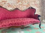 Liela izmēra sofa, vīnsarkanā krāsā (615) - Image 4
