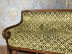 Mahagonija dzīvojamās istabas komplekts — sofa un 4 krēsli, Restaurācijas stils, Louis-Philippe, Francija, ap 1830.–1840. g. (149) - Image 10