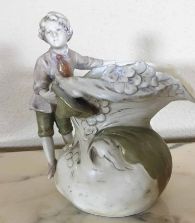 ROYAL DUX Porcelænsskål med figur, lille størrelse (188)