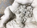 Capodimonte Porcelāna figūra ar enģeļiem, vidēji liela izmēra, 19.gs. (195) - Image 8