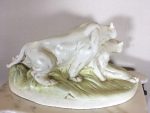 ROYAL DUX porcelāna figūra ar tīģeriem, vidēja izmēra (191) - Image 6