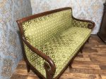 Mahagonija dzīvojamās istabas komplekts — sofa un 4 krēsli, Restaurācijas stils, Louis-Philippe, Francija, ap 1830.–1840. g. (149) - Image 11