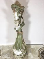 ROYAL DUX BOHEMIA, ļoti liela izmēra vāze ar figūru (168) - Image 2