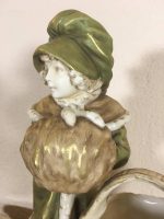 ROYAL DUX porcelāna figūra 1918-1958, vidēji maza izmēra (190) - Image 8