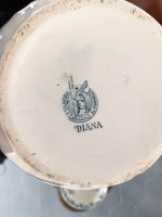 Antīks franču faiansa vannasistabas mazgāšanās komplekts "Diana" — St. Amand & Hamage (650) - Image 11