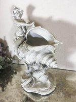 ROYAL DUX Jūgendstila porcelāna vāze, figūra, gliemežvāka formas, vidēja izmēra (165) - Image 2