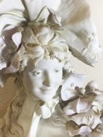 ROYAL DUX Porcelāna figūra, liela izmēra ar ļoti smalku detalizāciju, Jūgendstila (192) - Image 7