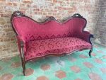 Liela izmēra sofa, vīnsarkanā krāsā (615) - Image 2