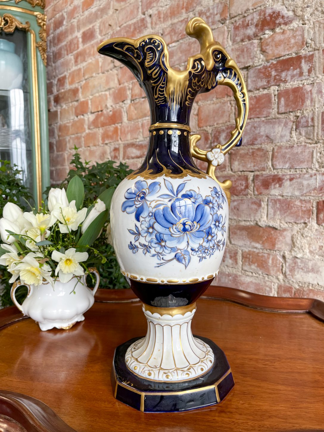 Porcelāna Vāze "Royal Dux", Ļoti Liela Izmēra, Smaga (3139) - Image 1