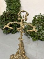 Luxury Brass Umbrella and Fireplace Tool Stand with Hunting Motifs — Historism Style (4468) - Image 7