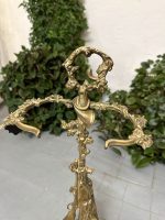 Luxury Brass Umbrella and Fireplace Tool Stand with Hunting Motifs — Historism Style (4468) - Image 10