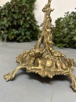 Luxury Brass Umbrella and Fireplace Tool Stand with Hunting Motifs — Historism Style (4468) - Image 5