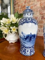2 Vāzes, "Delft" ar vākiem, neliela izmēra (3088) - Image 3
