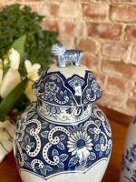 2 Vāzes, "Delft" ar vākiem, neliela izmēra (3088) - Image 7
