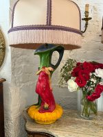 Unikāls jūgendstila galda lampu pāris ar sieviešu figūrām — jūgendstilā (Pair of Art Nouveau Style Ceramic Table Lamps with Maiden Figures) (7012) - Image 5