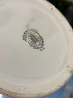Antique Faience Bathroom Set – Jug and Bowl with Exotic Bird Motifs (4472) - Image 14