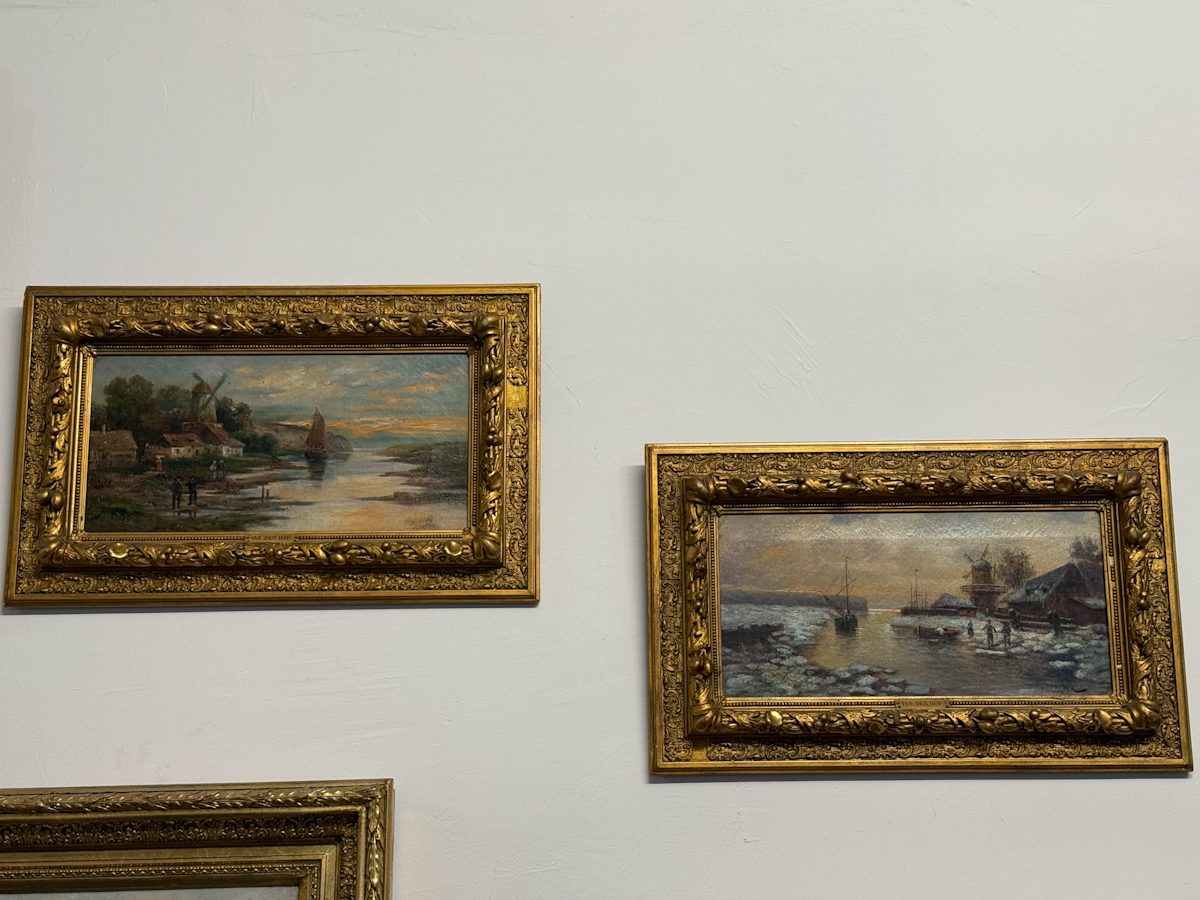 Beautiful 19th-century dutch landscape painting by Van der Hof
