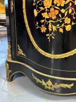 Magnifik byrå i Boulle-stil med intarsia, brons och marmoröverdel — Ludvig XIV / Napoleon III, Frankrike, 1800-talet - Bild 11