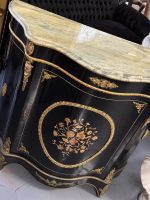 Magnifik byrå i Boulle-stil med intarsia, brons och marmoröverdel — Ludvig XIV / Napoleon III, Frankrike, 1800-talet - Bild 20