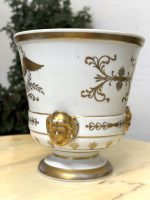 Porcelāna Kašpo ar Ērgli un Sejas Maskām — Empire stils, Vieux Paris, Francija, ap 1800.–1830. (4477) - Image 8