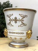 Porcelāna Kašpo ar Ērgli un Sejas Maskām — Empire stils, Vieux Paris, Francija, ap 1800.–1830. (4477) - Image 10