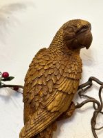 Čuguna papagailis ar rūsas efektu un zelta krāsas akcentiem, vidēji maza izmēra, pieejami 4gabali (3728) - Image 5