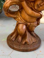 Wooden Figurine with Dish, Medium Size, Very Heavy (3974) - Image 10