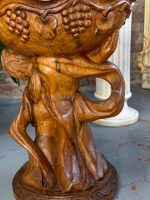 Wooden Figurine with Dish, Medium Size, Very Heavy (3974) - Image 18
