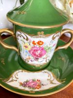 Porcelāna Krūzīte ar Šķīvīti un Vāku, Liela Izmēra, Maza Izmēra (3151) - Image 2