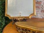 Zelta krāsas spogulis un konsole, vidēji maza izmēra (2422) - Image 12