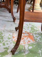 Kokgriezuma puķu galdiņš — Luija XV stilā (Carved Wooden Plant Stand Side Table in Louis XV Style) (7013) - Image 13