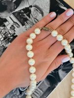 gara kaklarota ar lielām, vieglām pērlītēm (6521) - Image 4