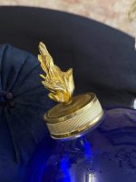 Tumši zils stikla dekors ar bronzas detaļām — Ampīra stilā (Dark Blue Glass Decor in Empire Style) (7003) - Image 7
