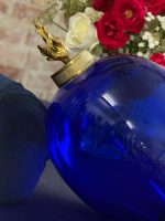 Tumši zils stikla dekors ar bronzas detaļām — Ampīra stilā (Dark Blue Glass Decor in Empire Style) (7003) - Image 5