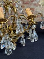 griestu lampa ar lielu kristālu skaitu, vidēja izmēra, 6 spuldzēm (7009) - Image 10