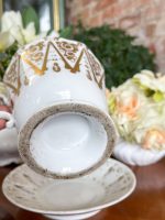 Porcelāna Krūzīte un Šķīvītis, Liela Izmēra (3146) - Image 5