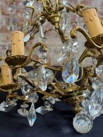 griestu lampa ar lielu kristālu skaitu, vidēja izmēra, 6 spuldzēm (7009) - Image 12
