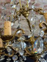 griestu lampa ar lielu kristālu skaitu, vidēja izmēra, 6 spuldzēm (7009) - Image 13