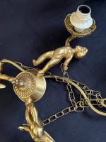 lampa ar eņģeļa figūrām, 3 spuldzēm, neliela izmēra (7007) - Image 4
