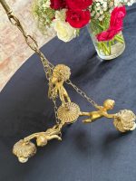 lampa ar eņģeļa figūrām, 3 spuldzēm, neliela izmēra (7007) - Image 10